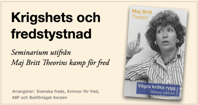 Seminarium på ABF den 24 april